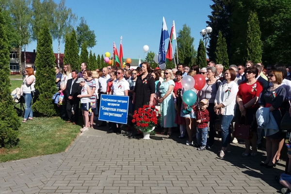 Белорусская АЭС приняла участие в праздновании Дня Победы