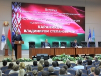 Vladimir Karanik met with the workforce of Belarusian NPP