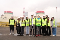 Сакавіцкая змена школьнікаў з Тэхнапарку наведала Беларускую АЭС
