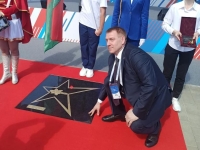 Звезда Белорусской АЭС «зажглась» на аллее международного сотрудничества Росатома