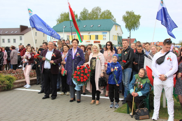 Сотрудники Белорусской АЭС отметили День Победы