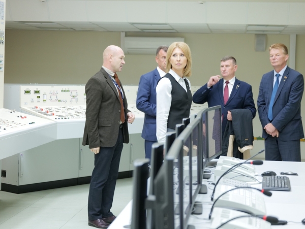 Делегация лидеров районных отделений во главе с председателем Белорусской партии «Белая Русь» Ольгой Чемодановой посетила БелАЭС