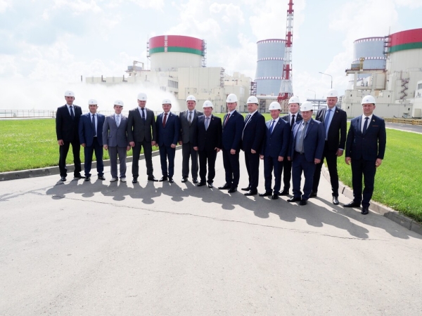 Heads of directorates and divisions of the Department of Security of the Ministry of Internal Affairs visited Belarusian NPP
