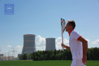 «The Flame of the World» lit up at Belarusian NPP