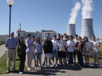 Students of the International State Ecological Institute named after A. Sakharov, BSU visited Belarusian NPP