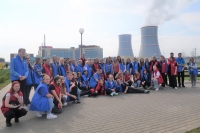 Participants of the National Project «Road train#Belarus. Youth. Creation» visited Belarusian NPP