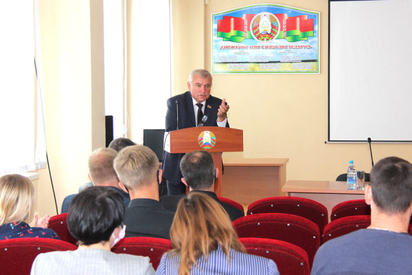 Депутат Палаты представителей встретился с трудовым коллективом Белорусской АЭС