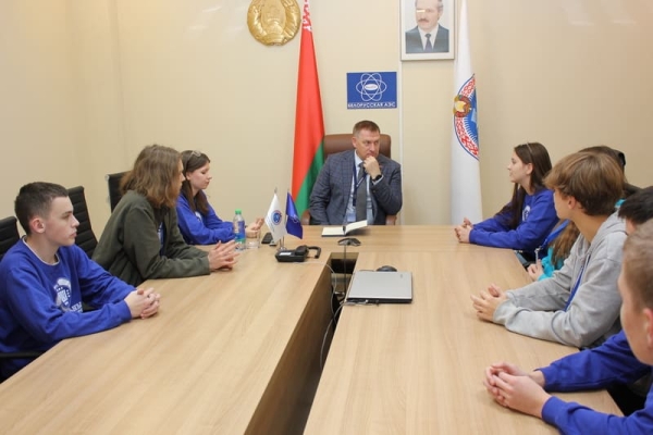 Students and teachers of the National Children's Technopark visited Belarusian NPP